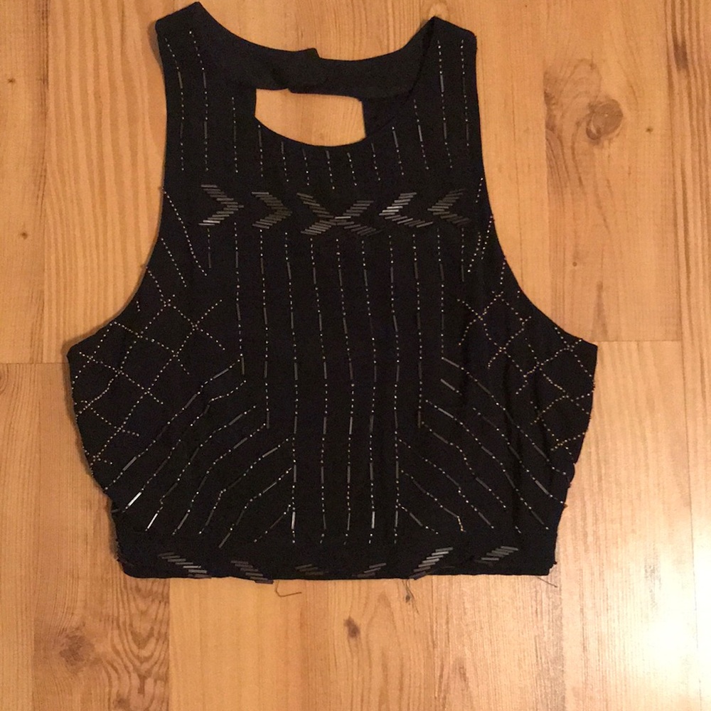 Kendall And Kylie crop top. All beaded